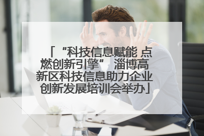 “科技信息赋能 点燃创新引擎” 淄博高新区科技信息助力企业创新发展培训会举办