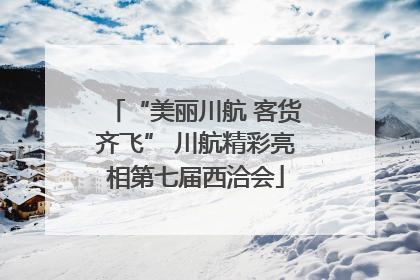 “美丽川航 客货齐飞” 川航精彩亮相第七届西洽会