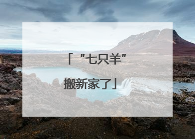 “七只羊”搬新家了