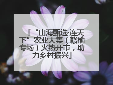 “山海甄选·连天下”农业大集（赣榆专场）火热开市，助力乡村振兴