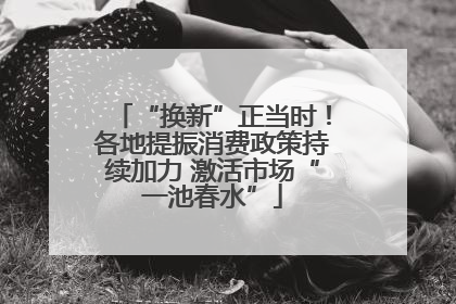 “换新”正当时！各地提振消费政策持续加力 激活市场“一池春水”