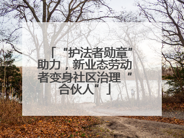 “护法者勋章”助力，新业态劳动者变身社区治理“合伙人”