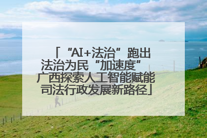 “AI+法治”跑出法治为民“加速度” 广西探索人工智能赋能司法行政发展新路径