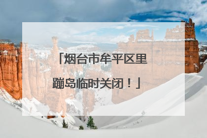 烟台市牟平区里蹦岛临时关闭！