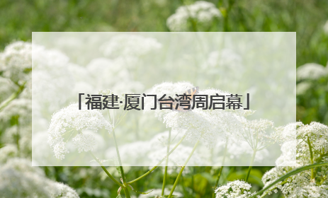 福建·厦门台湾周启幕