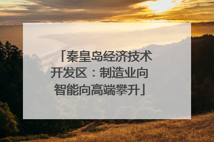 秦皇岛经济技术开发区：制造业向智能向高端攀升