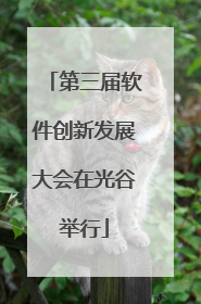 第三届软件创新发展大会在光谷举行