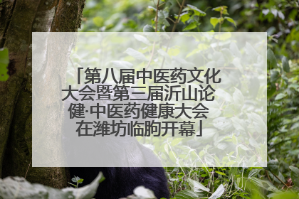 第八届中医药文化大会暨第三届沂山论健·中医药健康大会在潍坊临朐开幕