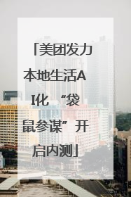 美团发力本地生活AI化 “袋鼠参谋”开启内测