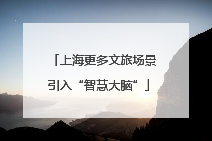 上海更多文旅场景引入“智慧大脑”