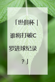 世俱杯｜谁将打破C罗进球纪录？