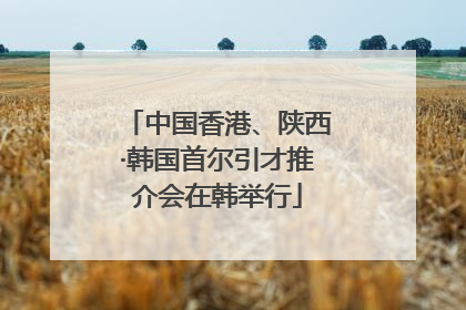 中国香港、陕西·韩国首尔引才推介会在韩举行