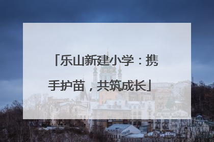 乐山新建小学：携手护苗，共筑成长