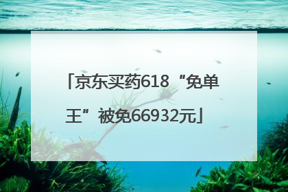 京东买药618“免单王”被免66932元