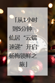从1小时到5分钟 仙居“云端速递”开启杨梅锁鲜之旅
