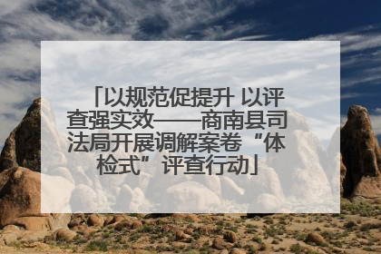 以规范促提升 以评查强实效——商南县司法局开展调解案卷“体检式”评查行动