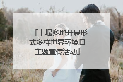 十堰多地开展形式多样世界环境日主题宣传活动