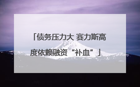 债务压力大 赛力斯高度依赖融资“补血”