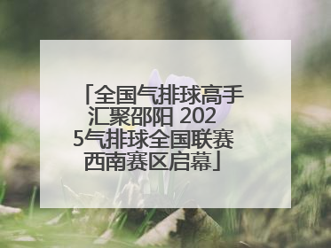 全国气排球高手汇聚邵阳 2025气排球全国联赛西南赛区启幕