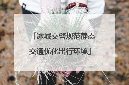 冰城交警规范静态交通优化出行环境