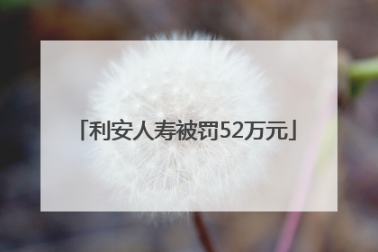 利安人寿被罚52万元