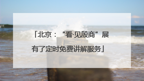 北京：“看·见殷商”展有了定时免费讲解服务