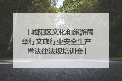 城阳区文化和旅游局举行文旅行业安全生产暨法律法规培训会