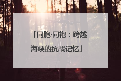 同胞·同袍：跨越海峡的抗战记忆
