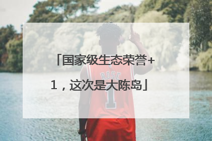 国家级生态荣誉+1，这次是大陈岛