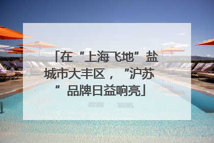 在“上海飞地”盐城市大丰区，“沪苏”品牌日益响亮