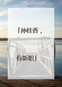 孙桂香，有新职