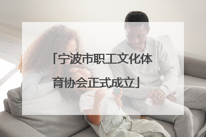 宁波市职工文化体育协会正式成立
