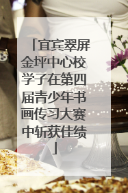 宜宾翠屏金坪中心校学子在第四届青少年书画传习大赛中斩获佳绩