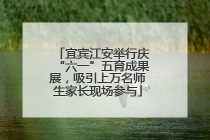 宜宾江安举行庆“六一”五育成果展，吸引上万名师生家长现场参与