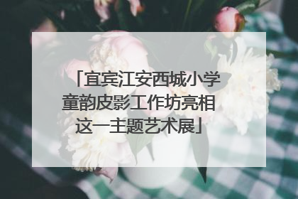 宜宾江安西城小学童韵皮影工作坊亮相这一主题艺术展
