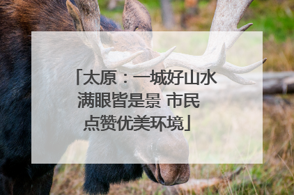 太原：一城好山水 满眼皆是景 市民点赞优美环境