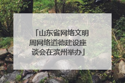山东省网络文明周网络道德建设座谈会在滨州举办