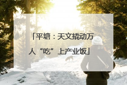 平塘：天文撬动万人“吃”上产业饭