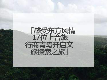 感受东方风情 17位上合旅行商青岛开启文旅探索之旅