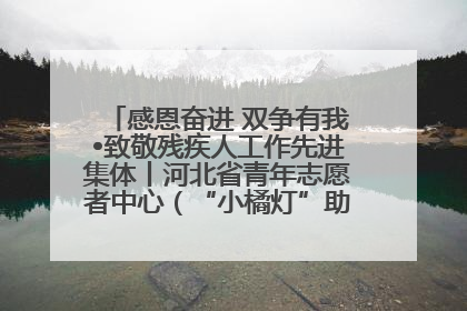 感恩奋进 双争有我•致敬残疾人工作先进集体丨河北省青年志愿者中心（“小橘灯”助残接力计划实施团队）：用温暖陪伴，守护特殊孩子成长
