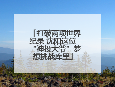 打破两项世界纪录 沈阳这位“神投大爷”梦想挑战库里