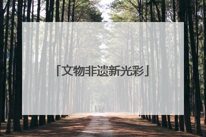 文物非遗新光彩