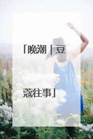 晚潮｜豆蔻往事