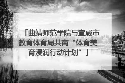 曲靖师范学院与宣威市教育体育局共商“体育美育浸润行动计划”