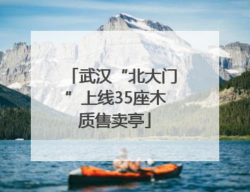 武汉“北大门”上线35座木质售卖亭