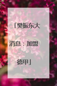 樊振东大消息：加盟德甲