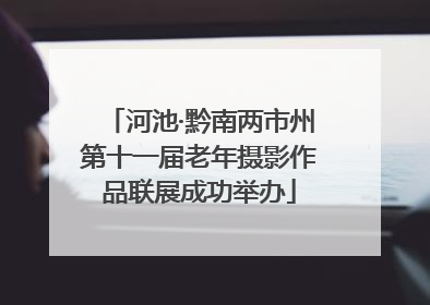 河池·黔南两市州第十一届老年摄影作品联展成功举办