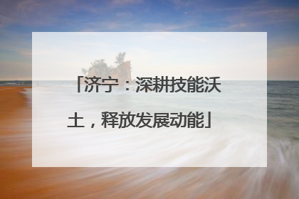 济宁：深耕技能沃土，释放发展动能