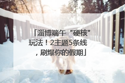 淄博端午“硬核”玩法！2主题5条线，刷爆你的假期