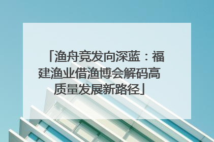 渔舟竞发向深蓝：福建渔业借渔博会解码高质量发展新路径